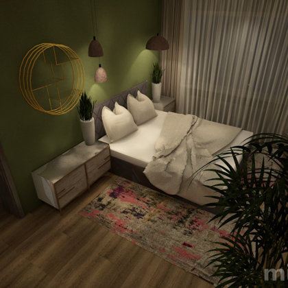 Bedroom in Green