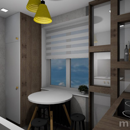 Kitchen in ''Lithuanian'' project flat