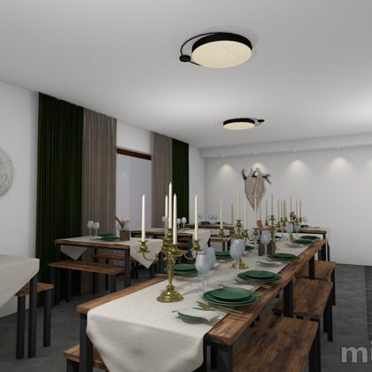 Dining / Chilling room in guest house complex