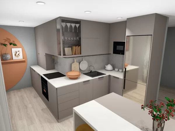 Kitchen interior project