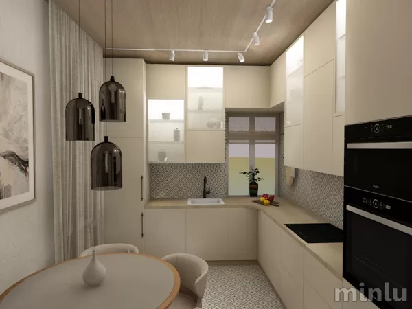 Kitchen in off-white