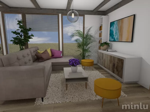 Living Room + Dining