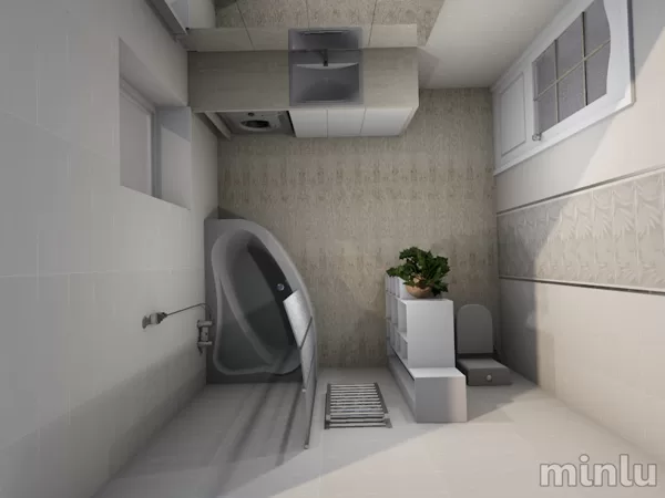 A Very Bright Bathroom