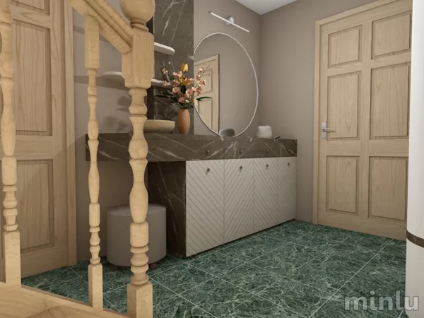 Bedroom, home office, lobby