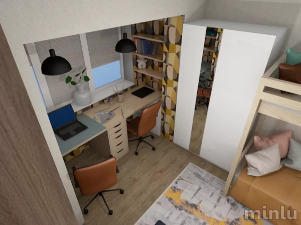 Kid's room for two