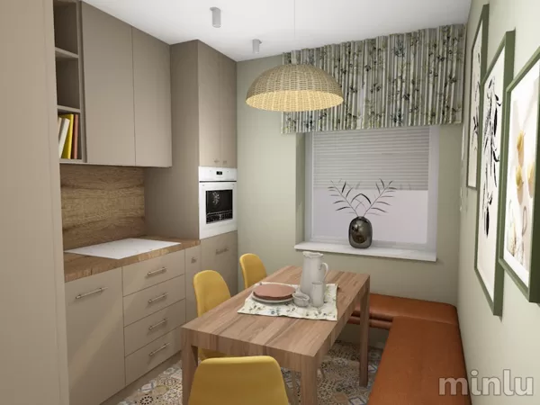Mediterranean vibes in kitchen interior