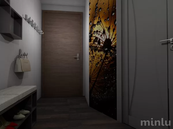 Livingroom + hallway