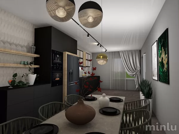 Dark kitchen