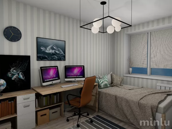 Boy's room interior