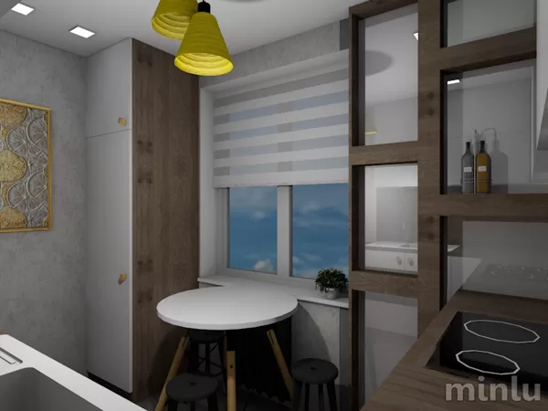 Kitchen in ''Lithuanian'' project flat