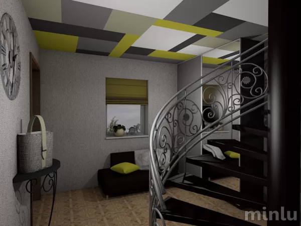 Interior for ground floor of the private house