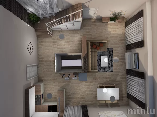 Interior for 1st floor of private house