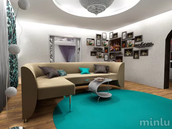 Guest room, dining room & kitchen