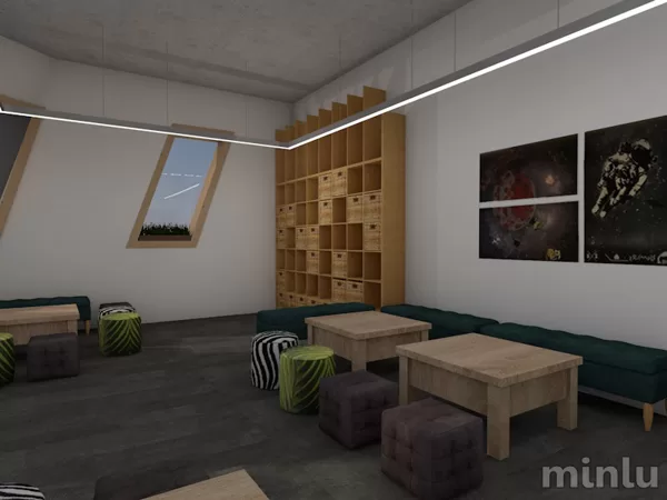 Interior for youth debate club